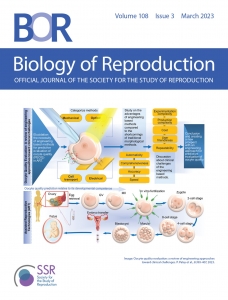 مقاله گروه جنین شناسی پژوهشگاه رویان روی جلد نشریه بین المللی زیست شناسی تولید مثل نقش بست