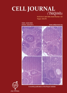 شماره ی جدید نشریه (Volume 26, Issue 4, April 2024) Cell Journal(Yakhteh)